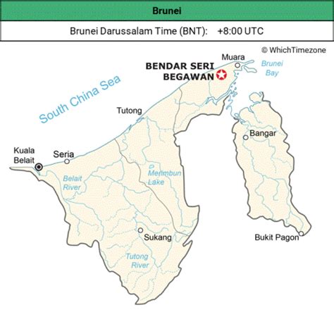 brunei utc|Time Zones in Brunei .